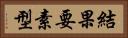 結果要素型 Horizontal Portrait
