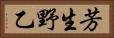 芳生野乙 Horizontal Portrait