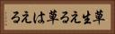 草生える Horizontal Portrait