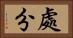 處分 Horizontal Portrait