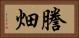 謄畑 Horizontal Portrait