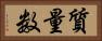 質量数 Horizontal Portrait