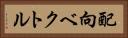 配向ベクトル Horizontal Portrait