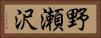 野瀬沢 Horizontal Portrait