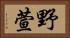 野萱 Horizontal Portrait