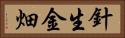 針生金畑 Horizontal Portrait