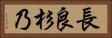 長良杉乃 Horizontal Portrait