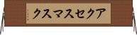 アクセス・マスク Horizontal Wall Scroll