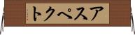 アスペクト Horizontal Wall Scroll