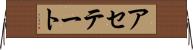 アセテート Horizontal Wall Scroll