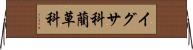 イグサ科 Horizontal Wall Scroll
