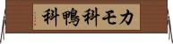 カモ科 Horizontal Wall Scroll