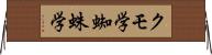 クモ学 Horizontal Wall Scroll