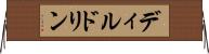 ディルドリン Horizontal Wall Scroll