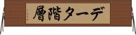 データ階層 Horizontal Wall Scroll
