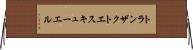 トランザクトエスキューエル Horizontal Wall Scroll
