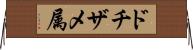 ドチザメ属 Horizontal Wall Scroll