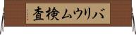 バリウム検査 Horizontal Wall Scroll