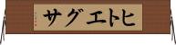ヒトエグサ Horizontal Wall Scroll
