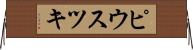 ピウスツキ Horizontal Wall Scroll