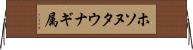 ホソヌタウナギ属 Horizontal Wall Scroll