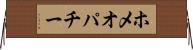 ホメオパチー Horizontal Wall Scroll