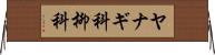 ヤナギ科 Horizontal Wall Scroll