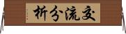 交流分析 Horizontal Wall Scroll