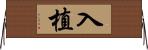 入植 Horizontal Wall Scroll