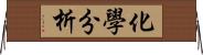 化學分析 Horizontal Wall Scroll