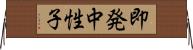 即発中性子 Horizontal Wall Scroll