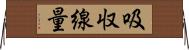 吸収線量 Horizontal Wall Scroll