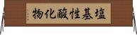 塩基性酸化物 Horizontal Wall Scroll