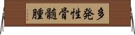 多発性骨髄腫 Horizontal Wall Scroll
