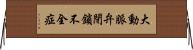 大動脈弁閉鎖不全症 Horizontal Wall Scroll