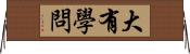 大有學問 Horizontal Wall Scroll