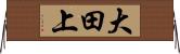 大田上 Horizontal Wall Scroll