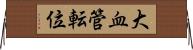 大血管転位 Horizontal Wall Scroll