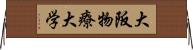 大阪物療大学 Horizontal Wall Scroll