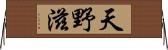 天野滋 Horizontal Wall Scroll