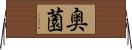 奥薗 Horizontal Wall Scroll