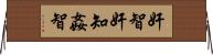 奸智 Horizontal Wall Scroll