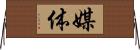 媒体 Horizontal Wall Scroll