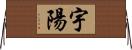 宇陽 Horizontal Wall Scroll