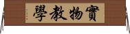 實物教學 Horizontal Wall Scroll