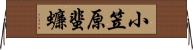 小笠原蜚蠊 Horizontal Wall Scroll