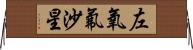 左氧氟沙星 Horizontal Wall Scroll