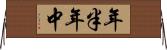 年半 Horizontal Wall Scroll
