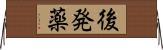 後発薬 Horizontal Wall Scroll