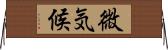 微気候 Horizontal Wall Scroll